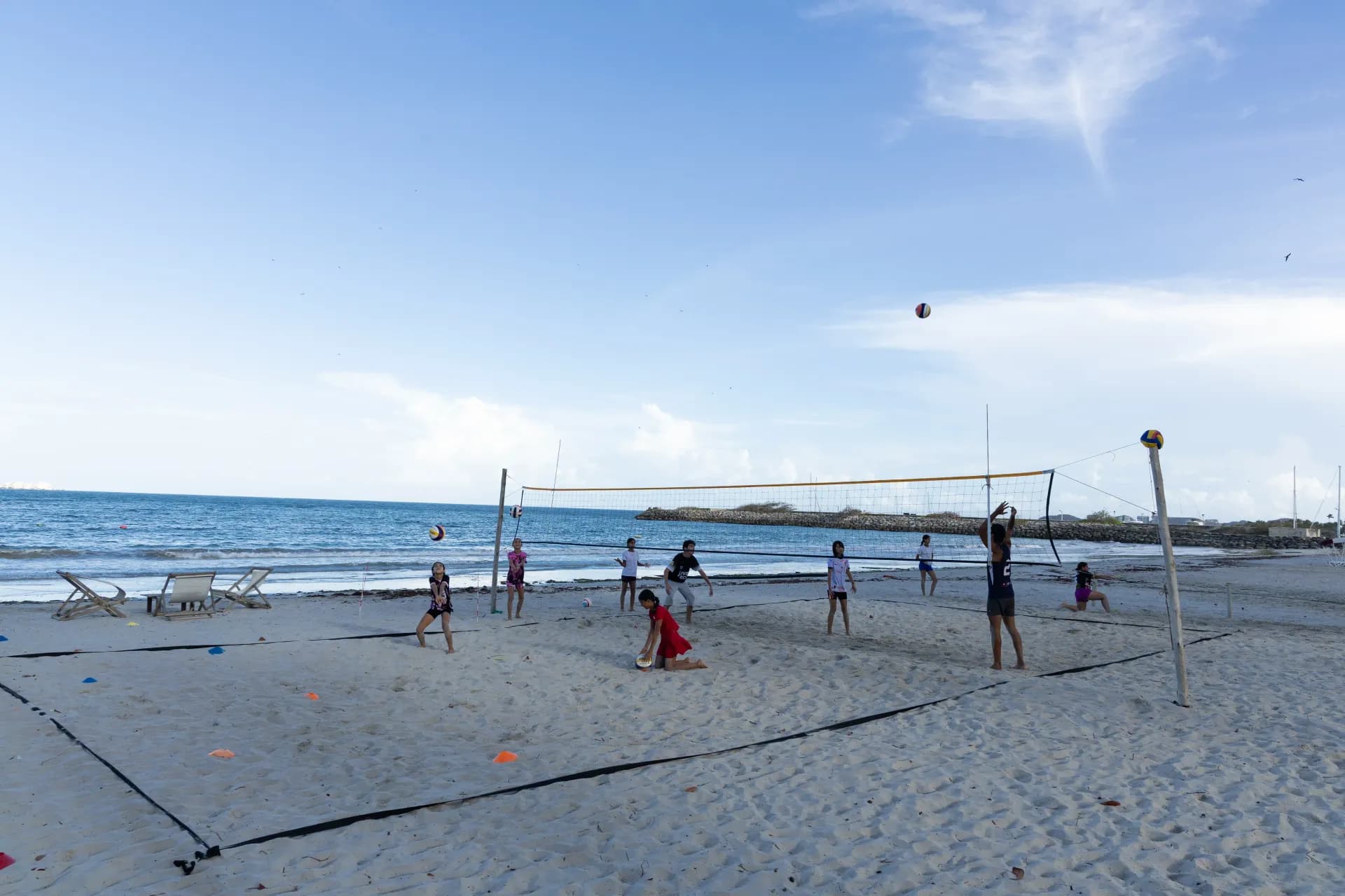Cancha de voleibol de playa